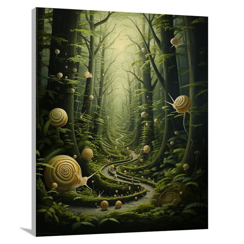 Snail - Contemporary Art - Canvas Print