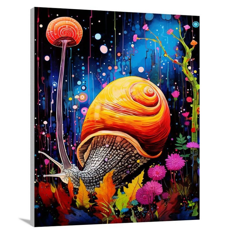 Snail - Pop Art - Pop Art - Canvas Print