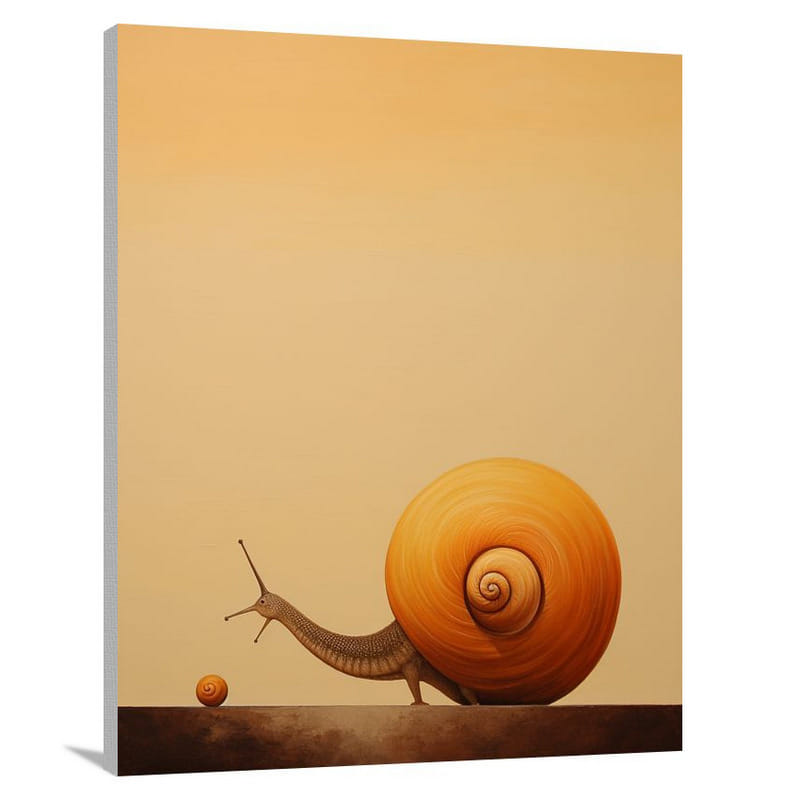 Snail's Kingdom: Insect Subjects - Canvas Print
