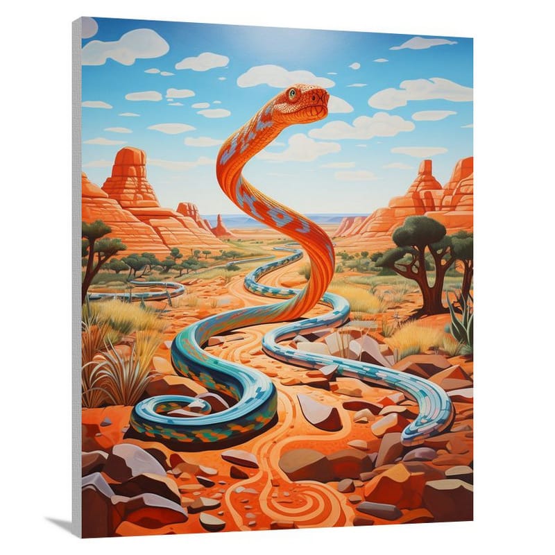 Snake - Contemporary Art - Canvas Print