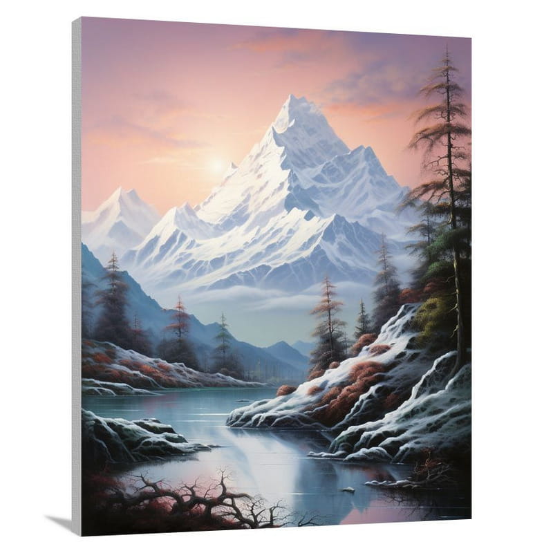 Snowscape - Contemporary Art - Canvas Print