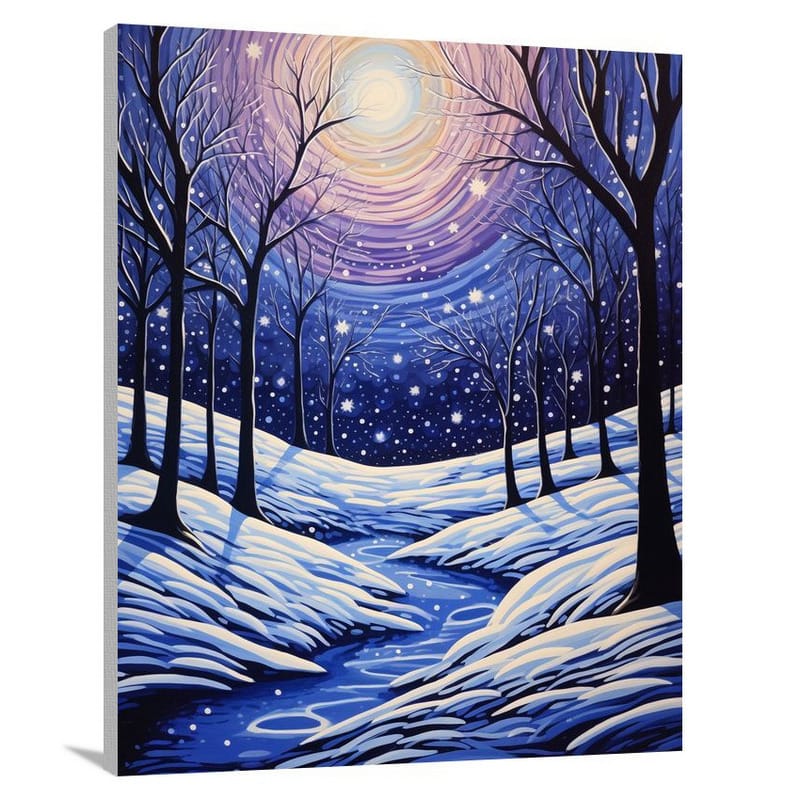 Snowscape - Pop Art - Pop Art - Canvas Print