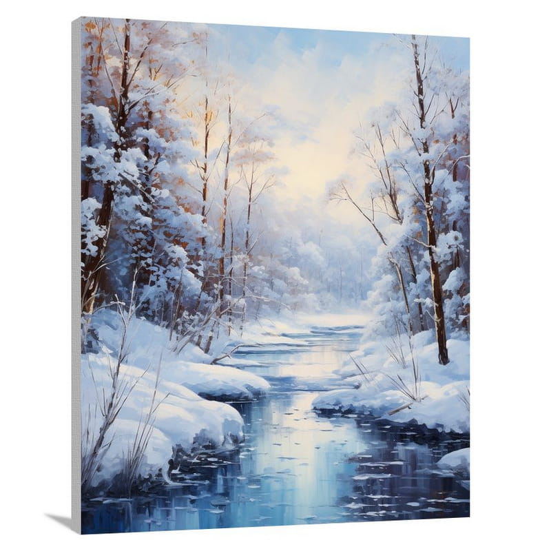 Snowy Serenity - Canvas Print