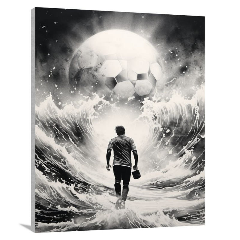 Soccer's Resilient Wave - Canvas Print