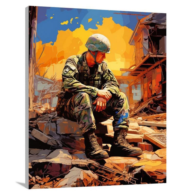 Soldier's Redemption - Canvas Print