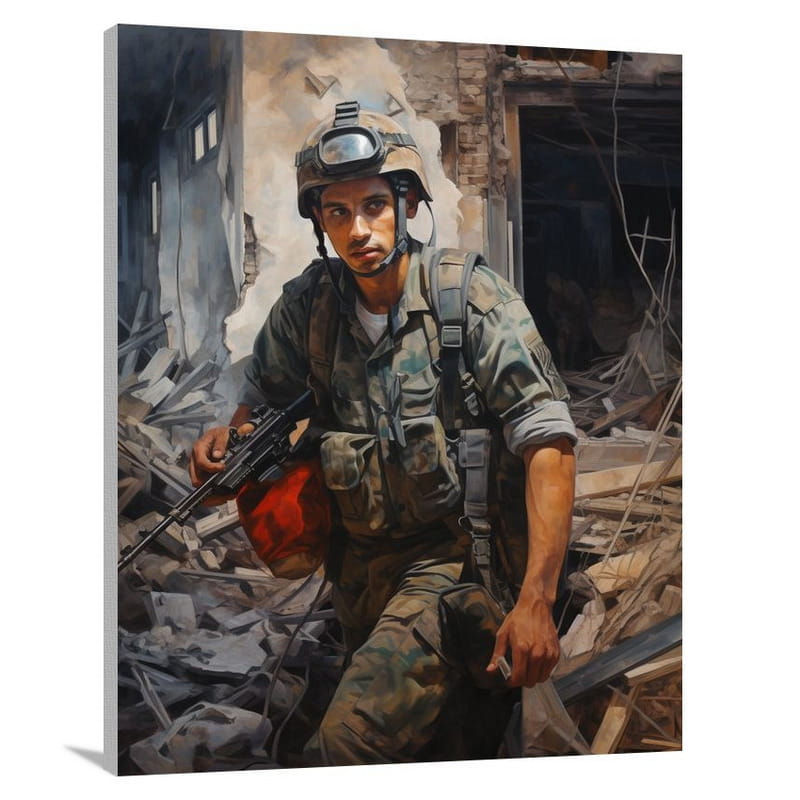 Soldier's Redemption - Contemporary Art - Canvas Print
