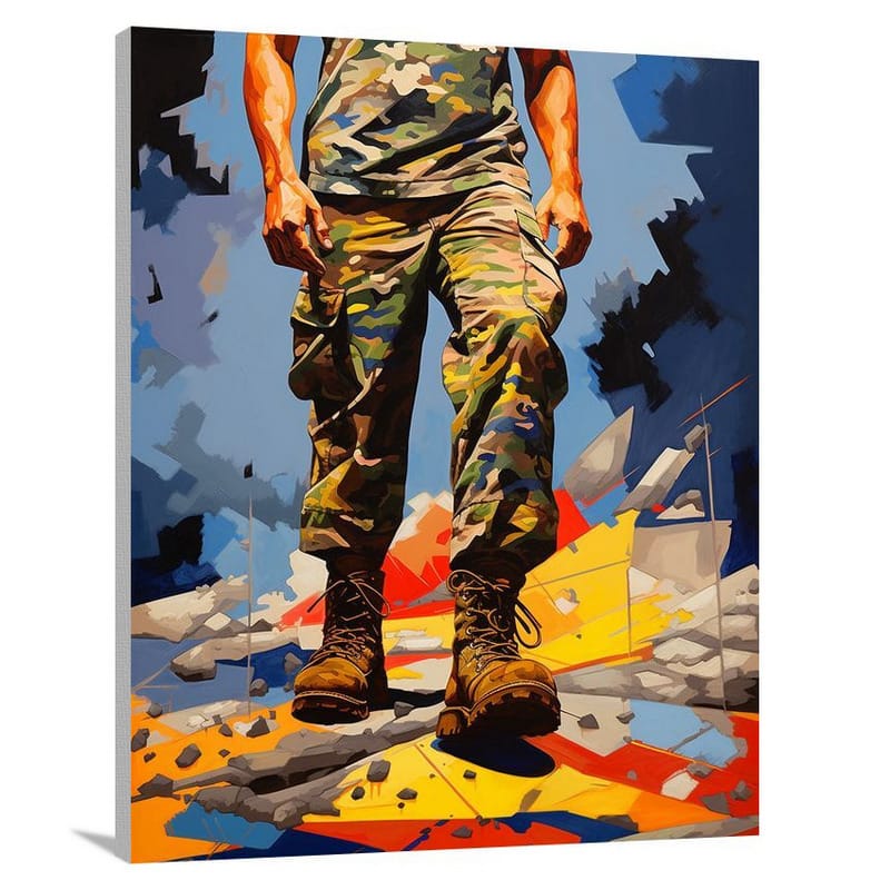 Soldier's Redemption - Pop Art - Canvas Print