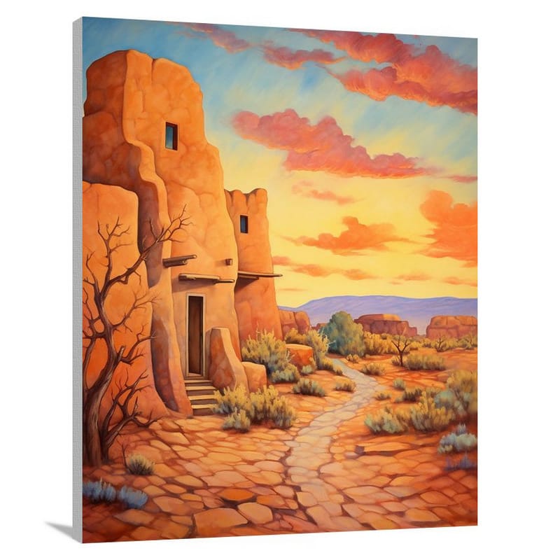 Solitude in New Mexico - Contemporary Art - Canvas Print