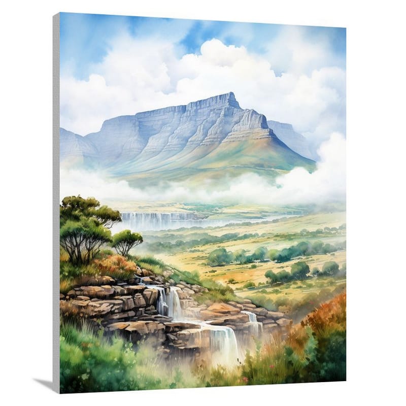 South Africa's Enchanting Table Mountain - Canvas Print