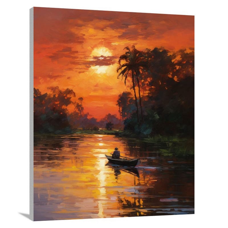 South America, South America: Amazon Serenity - Canvas Print