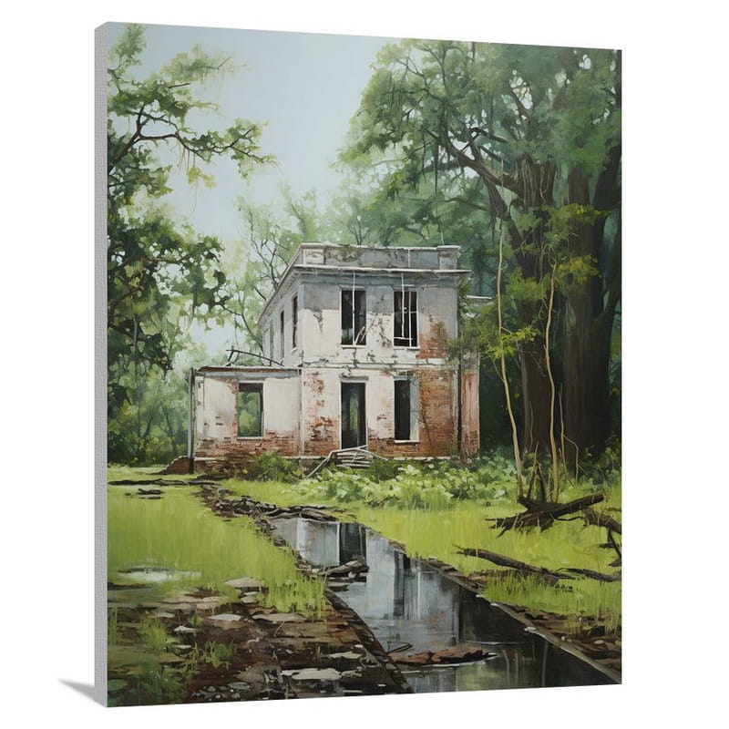 South Carolina's Whispering Ruins - Canvas Print