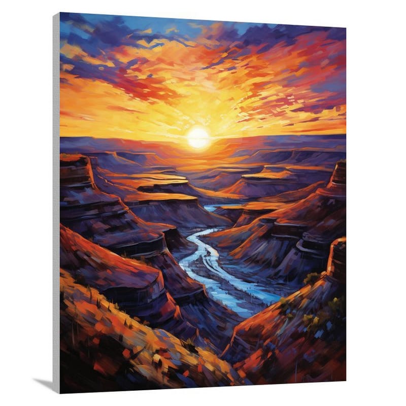 South Dakota's Majestic Badlands - Canvas Print