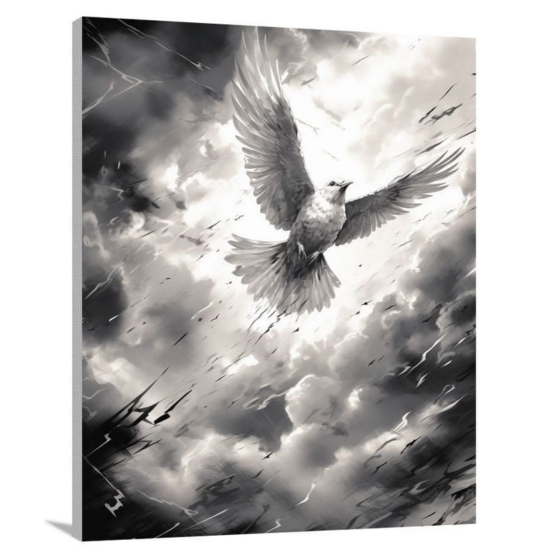 Sparrow's Flight - Canvas Print