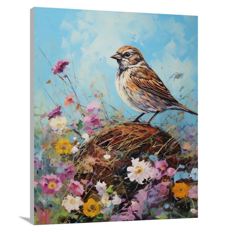Sparrow's Serenade - Canvas Print