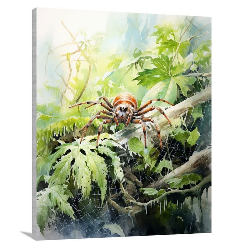 Spider's Dance - Watercolor - Canvas Print