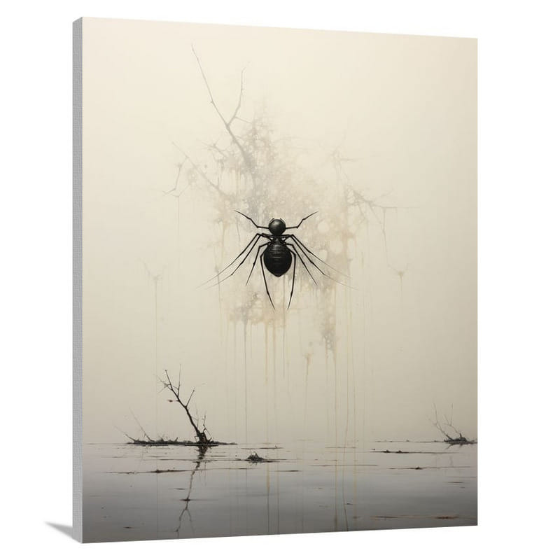 Spider's Enchanting Web - Canvas Print