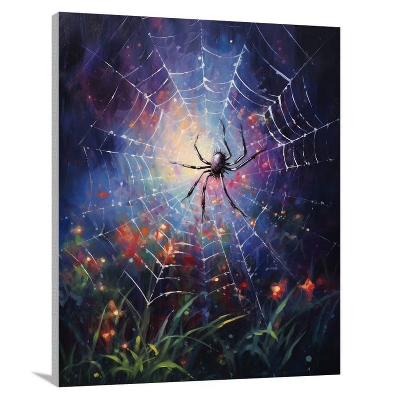 Spider's Symphony - Canvas Print