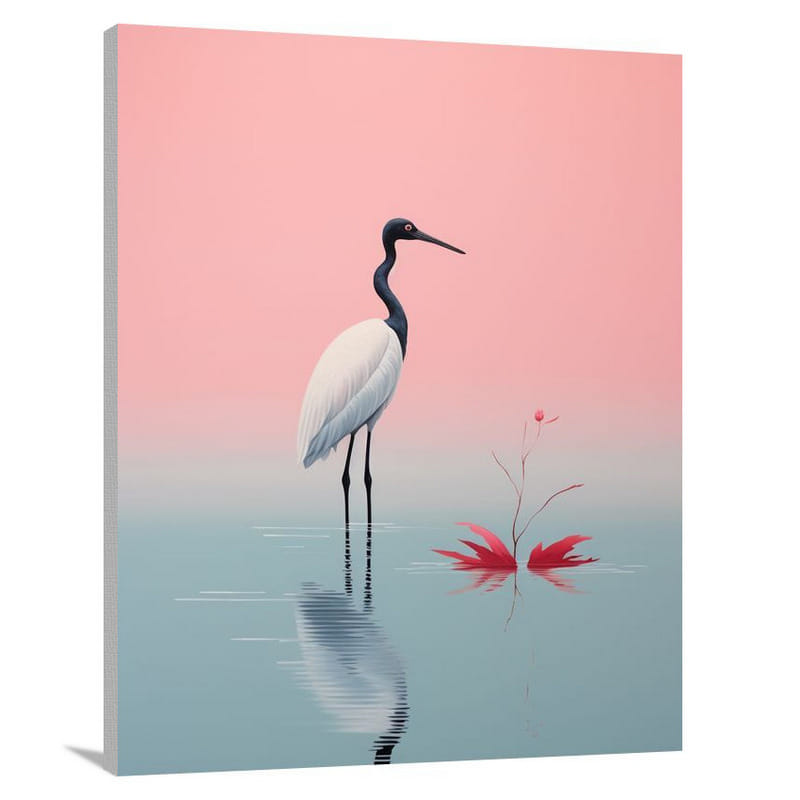 Spoonbill Reflections - Canvas Print