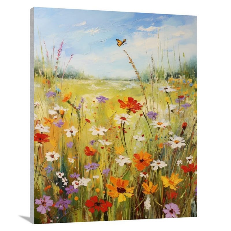 Spring's Blossoming Symphony - Canvas Print