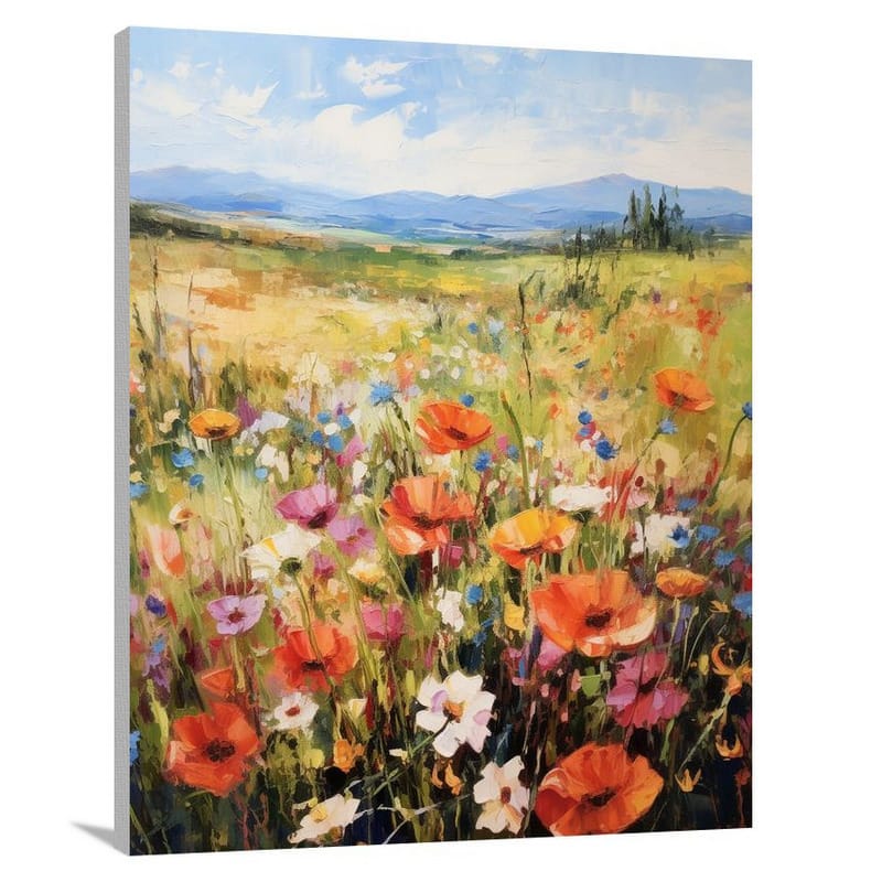 Spring's Blossoming Symphony - Impressionist - Canvas Print
