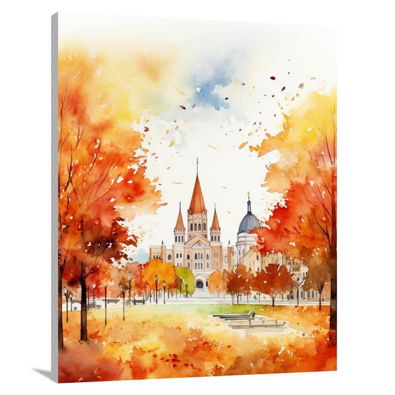 St. Louis: Autumn's Marvel - Canvas Print