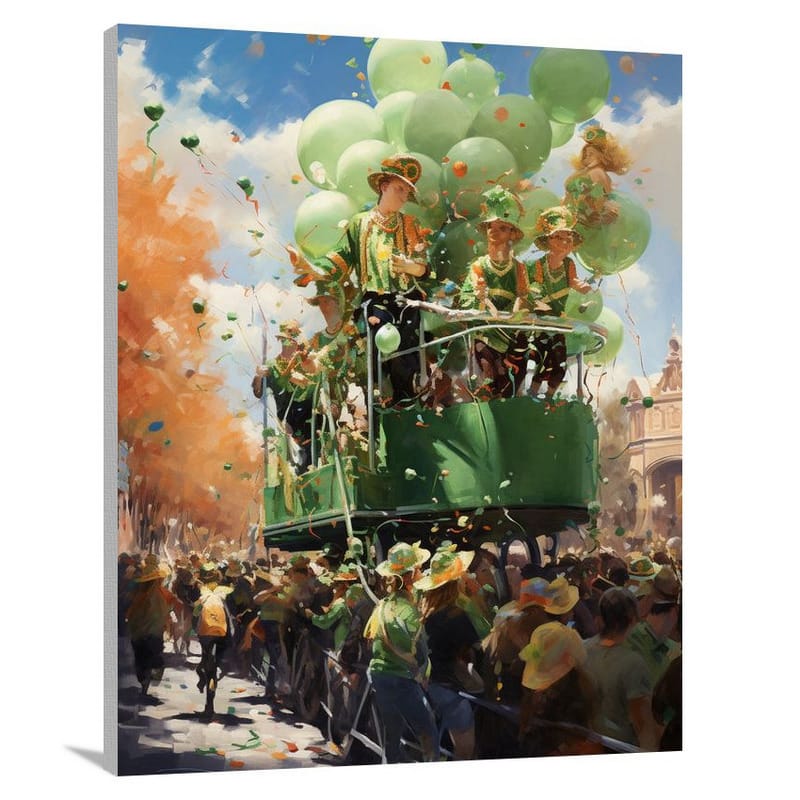 St. Patrick's Day Extravaganza - Contemporary Art - Canvas Print