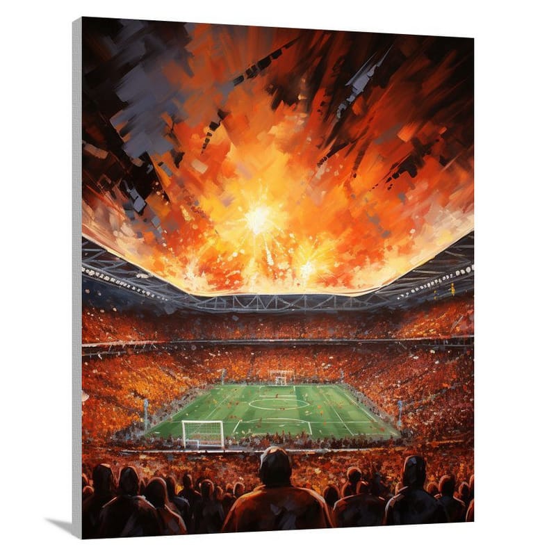 Stadium Symphony - Contemporary Art - Canvas Print