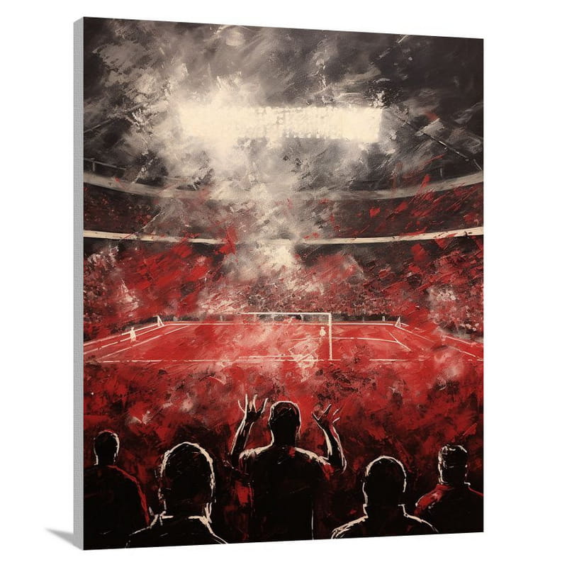 Stadium Symphony - Minimalist 2 - Canvas Print