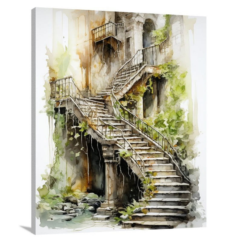 Staircase Reverie - Canvas Print