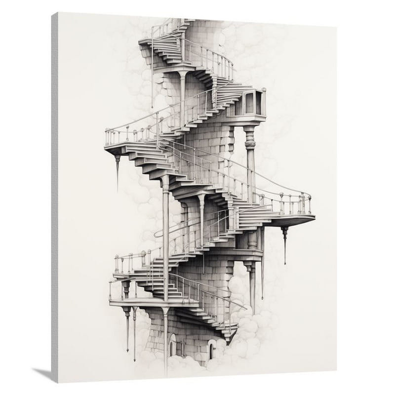 Staircase to Eternity - Canvas Print