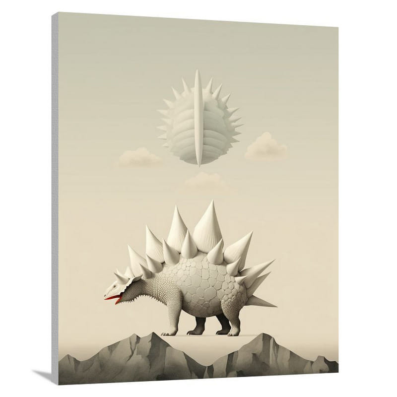 Stegosaurus: Ancient Majesty - Canvas Print