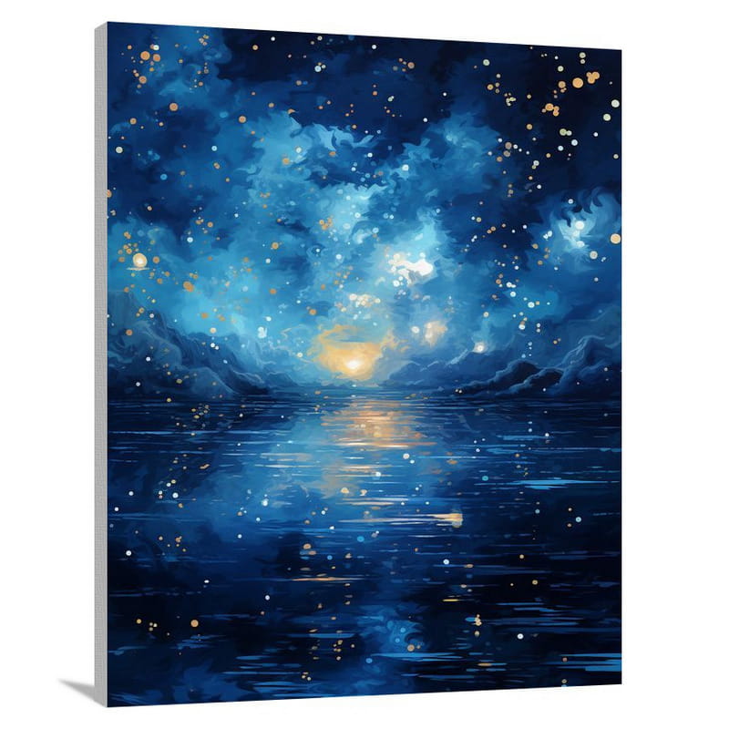 Stellar Symphony - Impressionist - Canvas Print