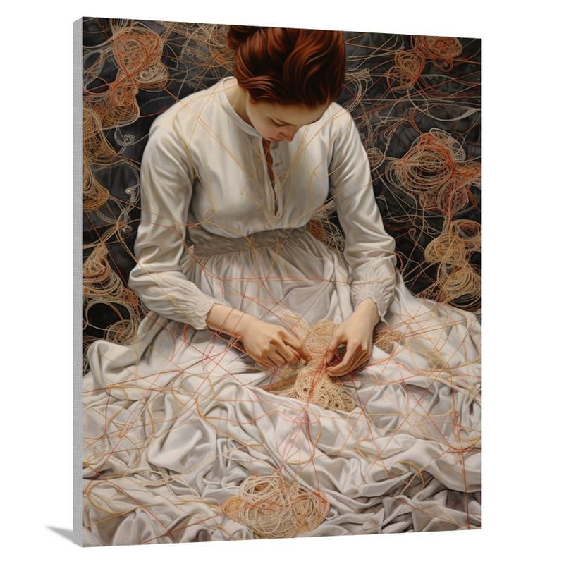 Stitched Passions - Canvas Print