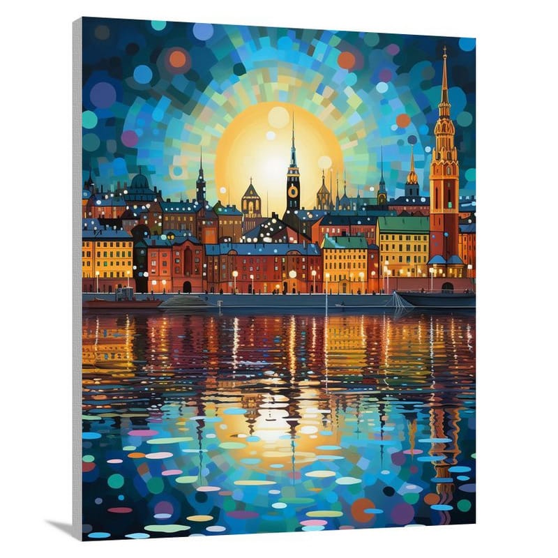 Stockholm Nights - Canvas Print