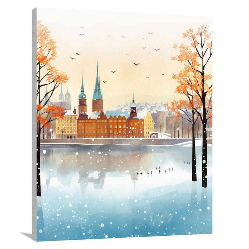Stockholm Serenity - Canvas Print
