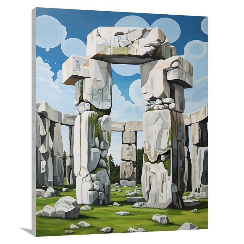 Stonehenge Enchants - Contemporary Art - Canvas Print