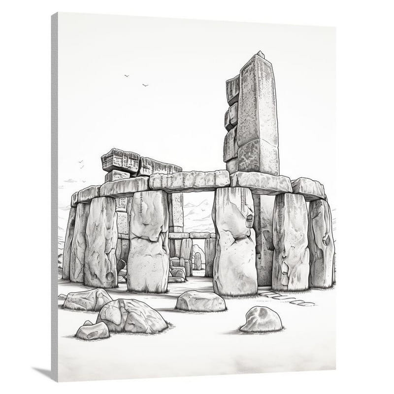 Stonehenge: Mystical Portal to History - Canvas Print