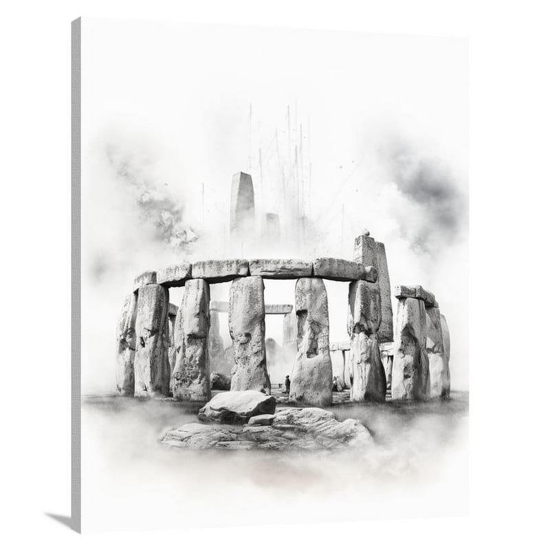Stonehenge's Enigmatic Portal - Canvas Print
