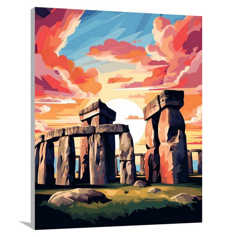 Stonehenge's Majesty - Canvas Print