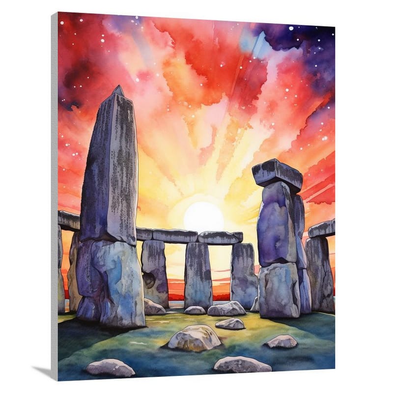 Stonehenge's Twilight - Canvas Print