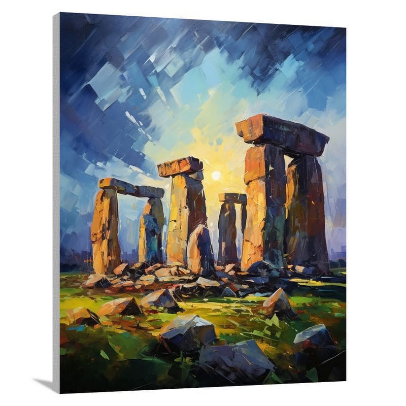 Stonehenge: Whispers of Time. - Canvas Print