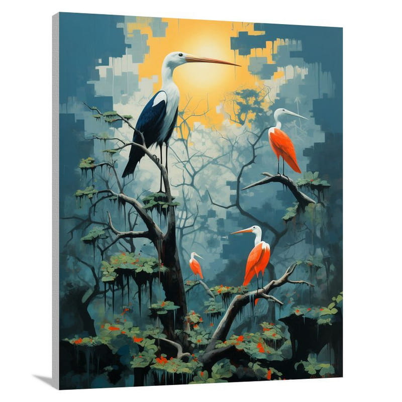 Stork's Haven - Canvas Print