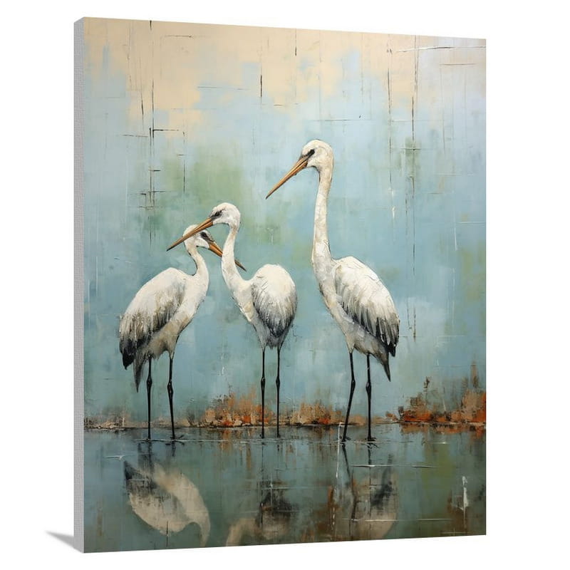 Stork Symphony - Canvas Print