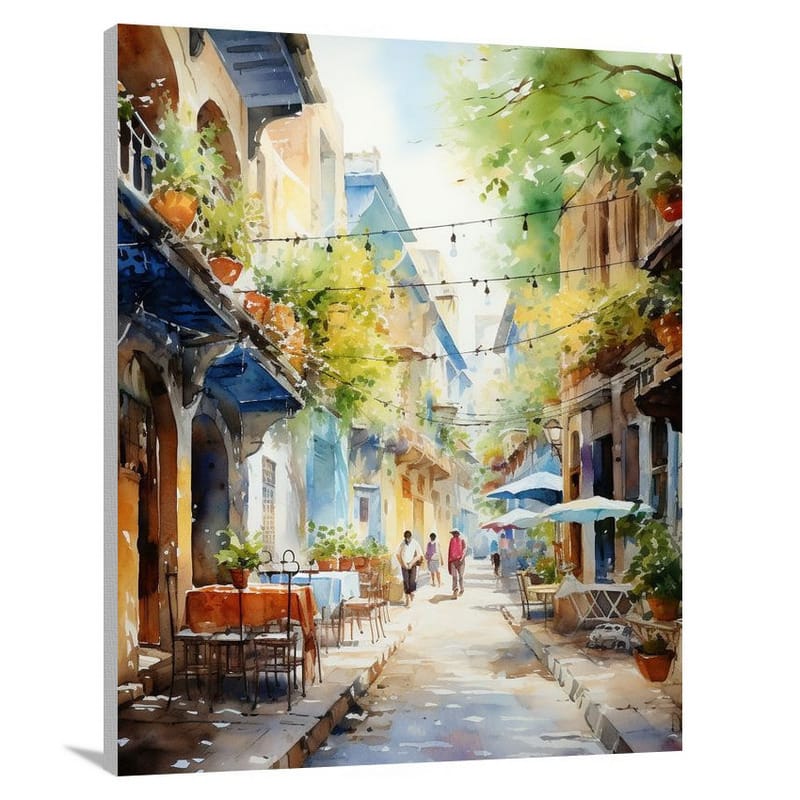 Street Market - Canvas Print