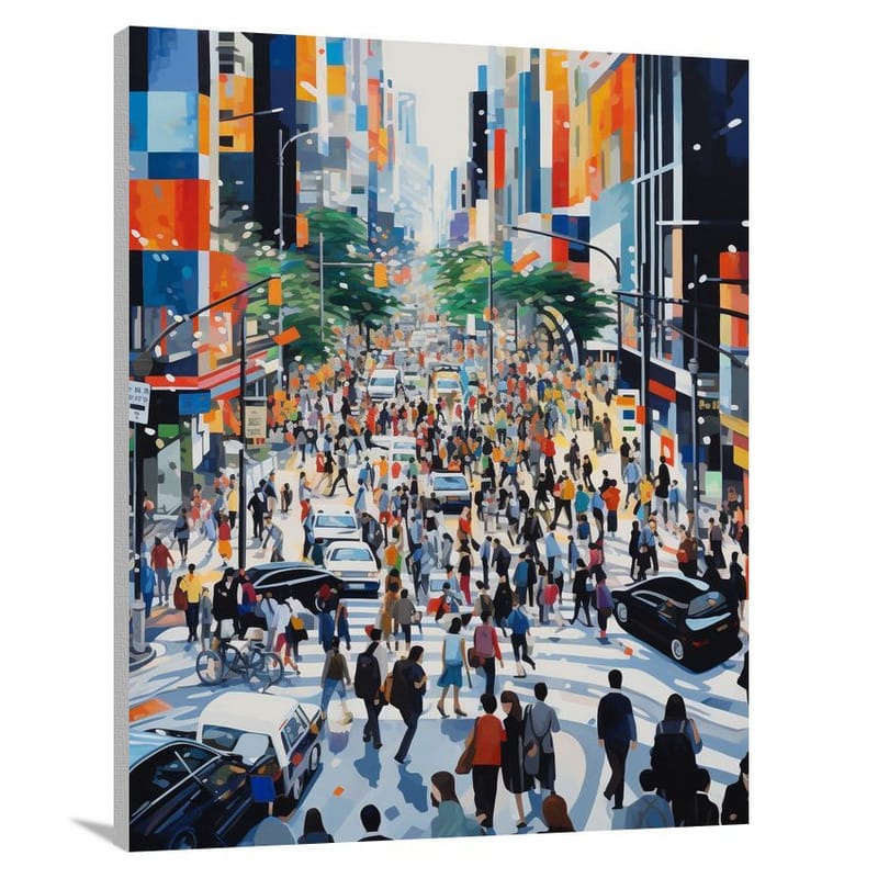Street Symphony - Pop Art - Canvas Print