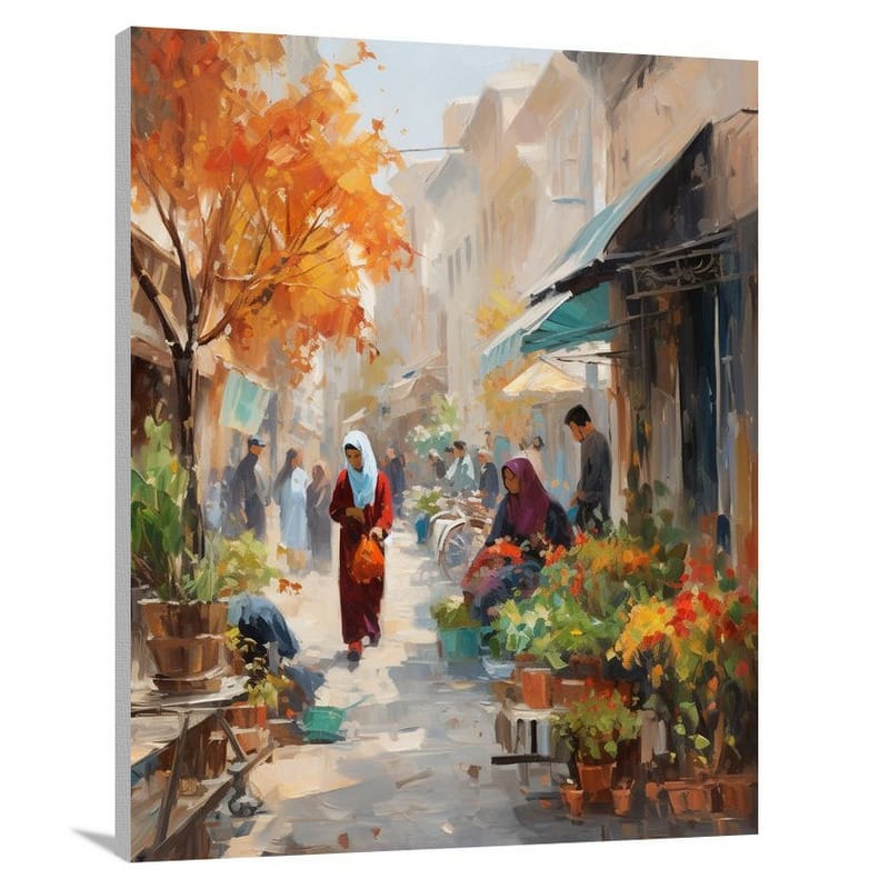 Streets of Kabul: Vibrant Resilience - Canvas Print