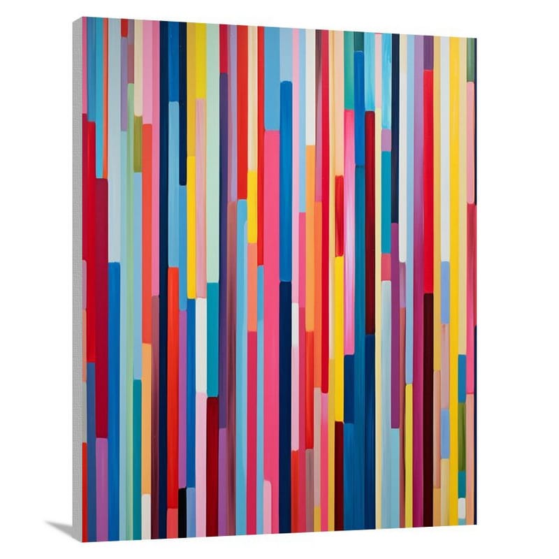 Striped Symphony - Canvas Print