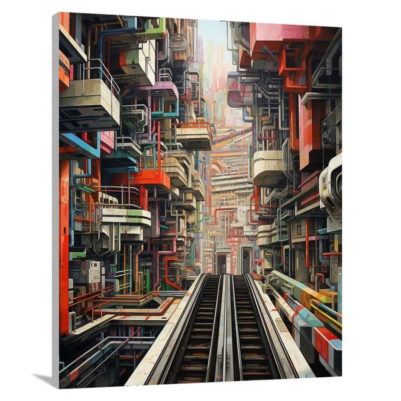Subway Labyrinth - Canvas Print