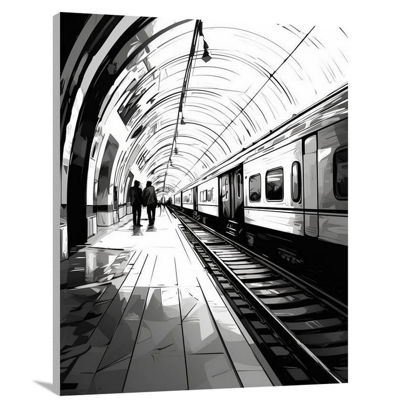 Subway Symphony - Canvas Print