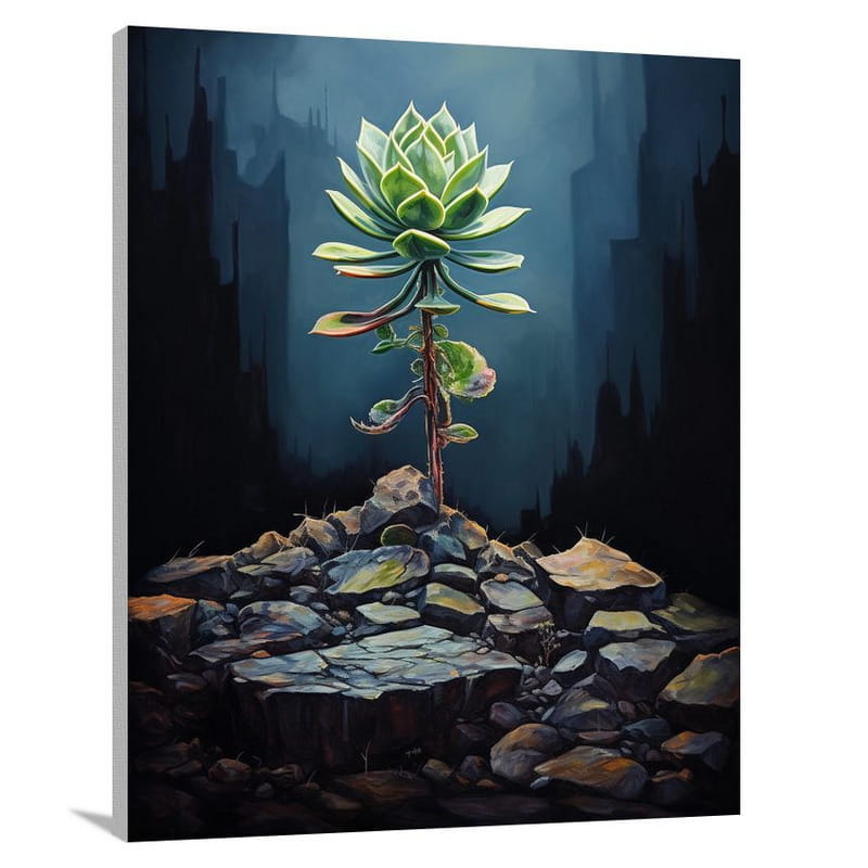 Succulent Resilience - Canvas Print